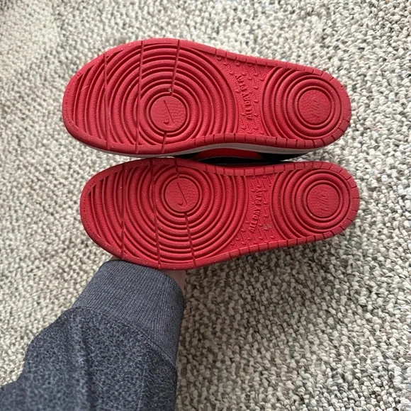 Nike Kids Black and Red Court Street Sneakers - Picture 2 of 6